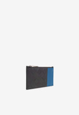 Intrecciato Leather Zip Cardholder