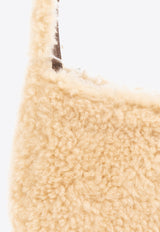 Mini Le 5 À 7 Shearling Top Handle Bag
