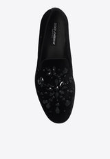 Milano Rhinestone Embellished Loafers