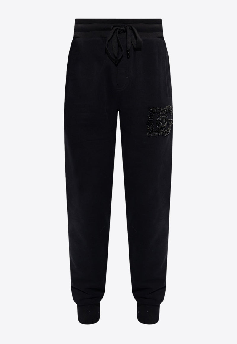 Rhinestone DG Logo Track Pants