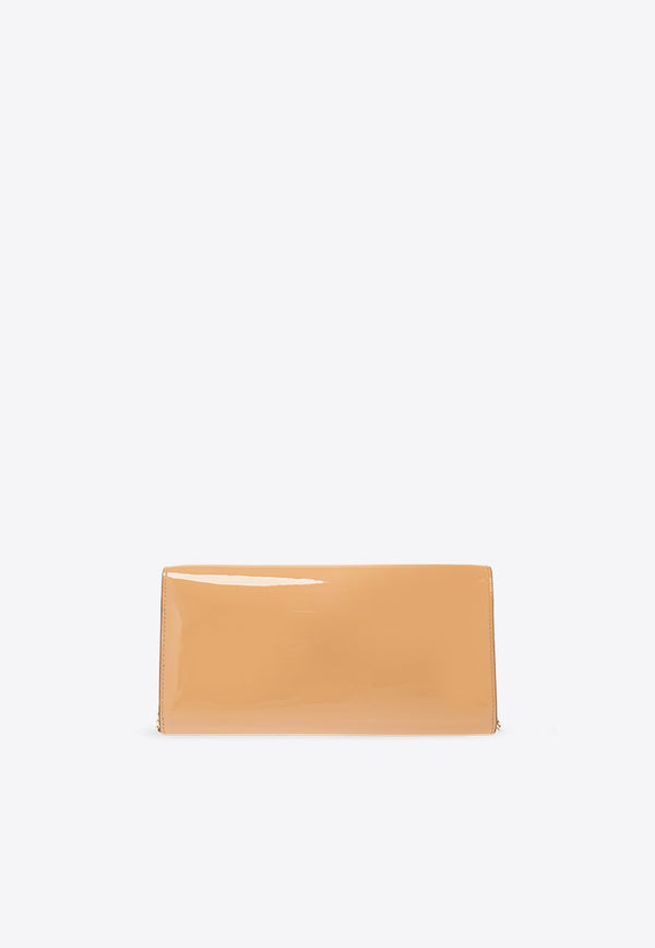 Emmie Patent-Leather Clutch Bag