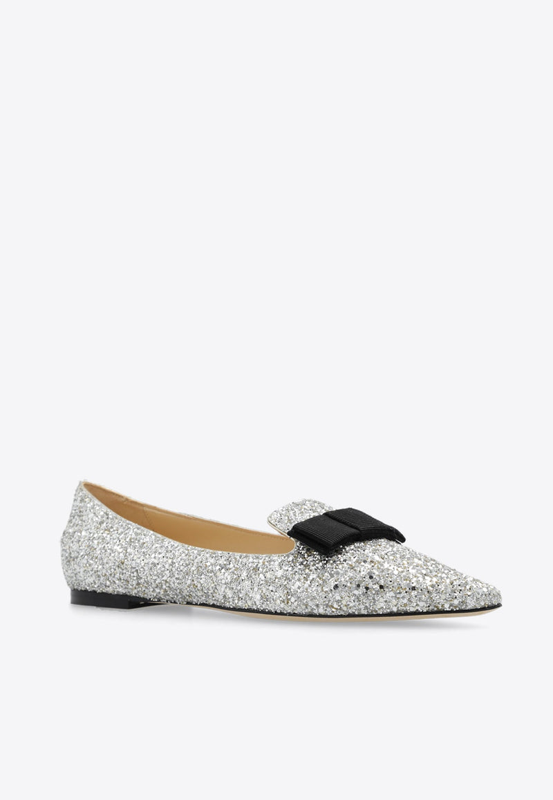 Gala Glitter Pointed Toe Flats