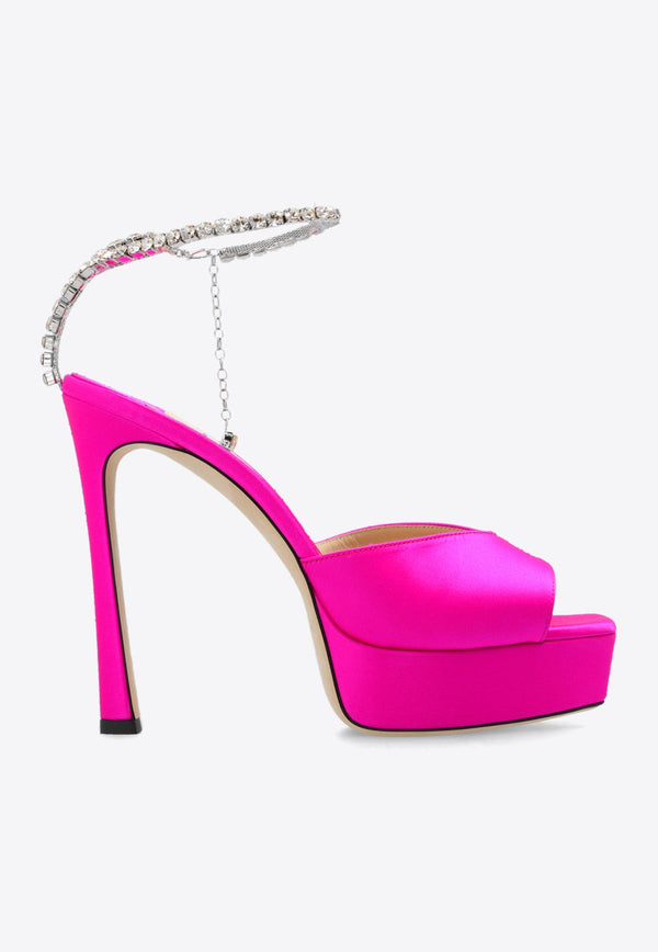 Saeda 125 Satin Platform Sandals