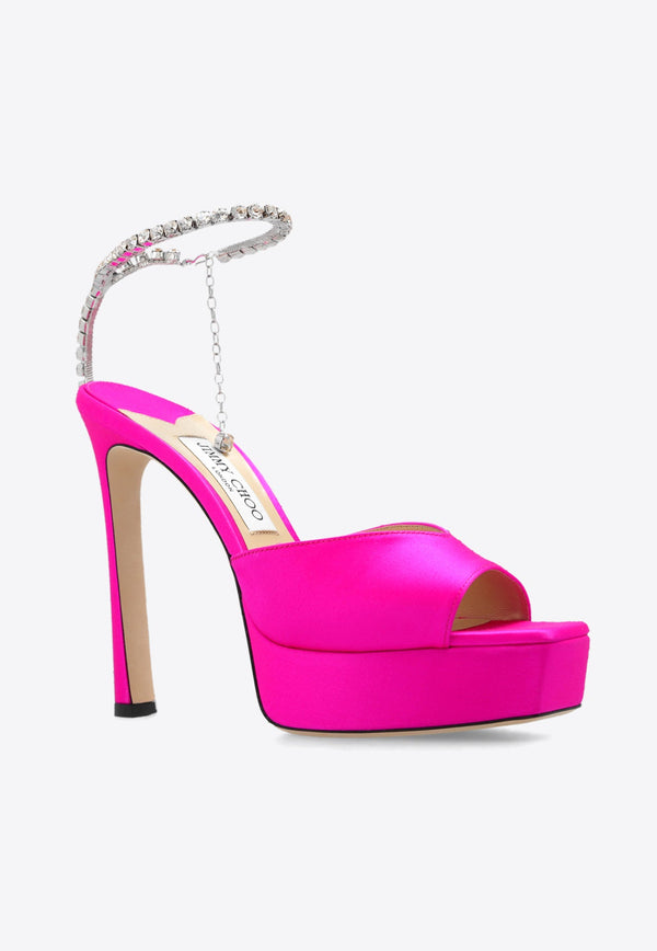 Saeda 125 Satin Platform Sandals