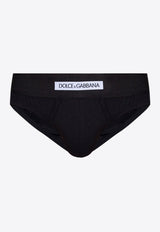 Logo Waistband Mid-Rise Briefs