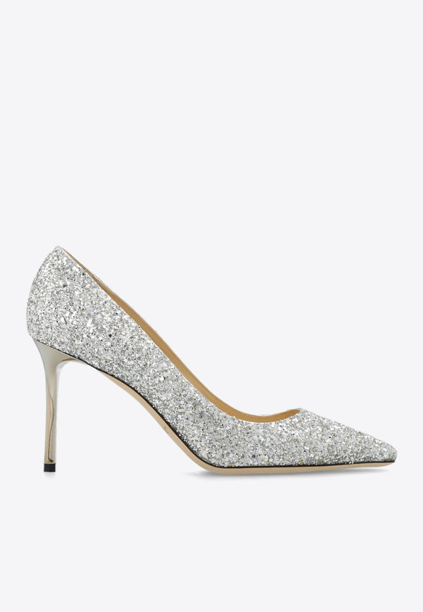 Romy 85 Glittered Pumps