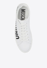 Logo Print Lace-Up Sneakers