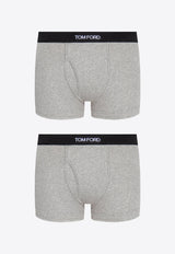 Logo Jacquard Stretch Boxer Briefs - Set of 2