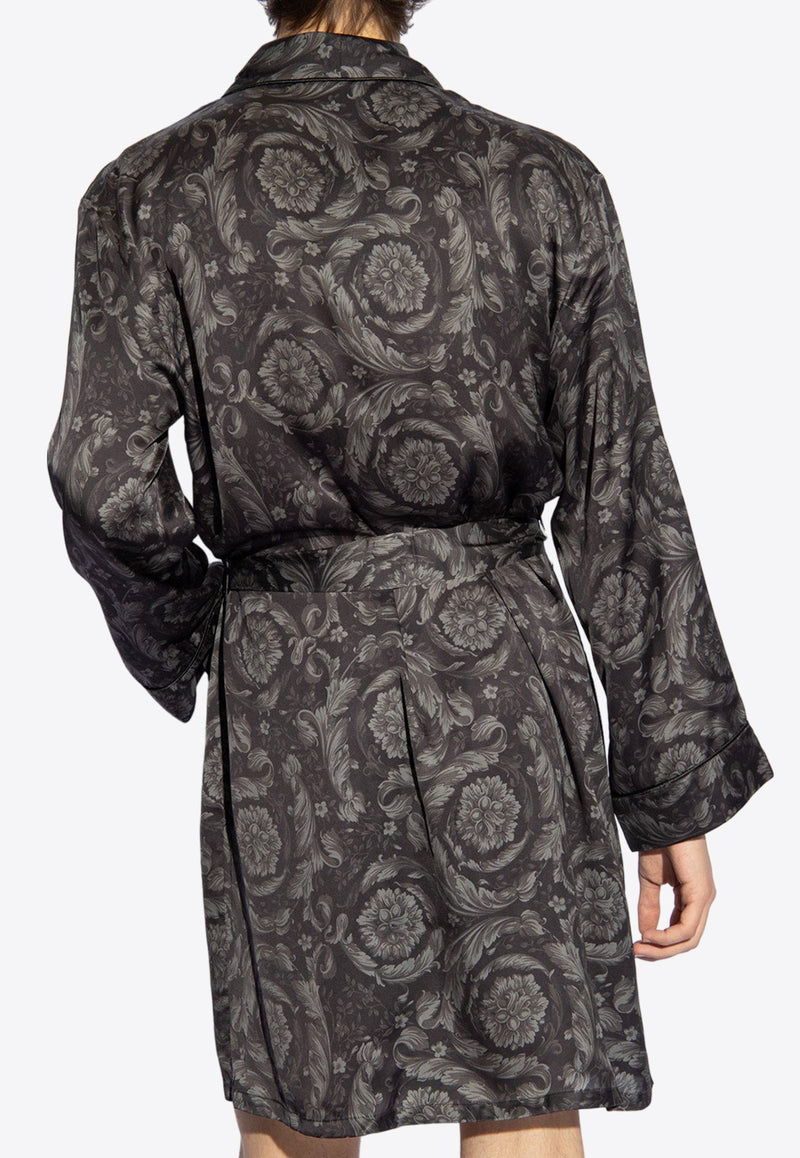 Barocco Satin Robe