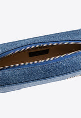 Le Cuerda Horizontal Denim Shoulder Bag