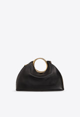 Le Calino Ring Top Handle Bag in Nappa Leather