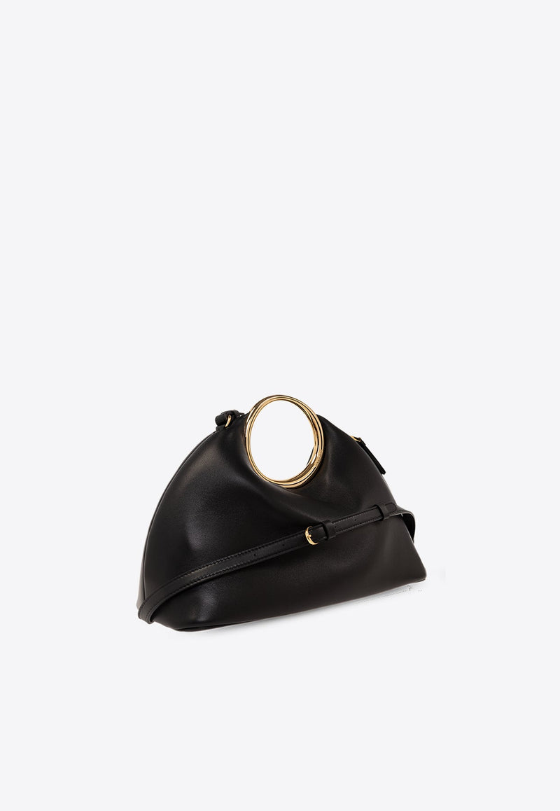 Le Calino Ring Top Handle Bag in Nappa Leather