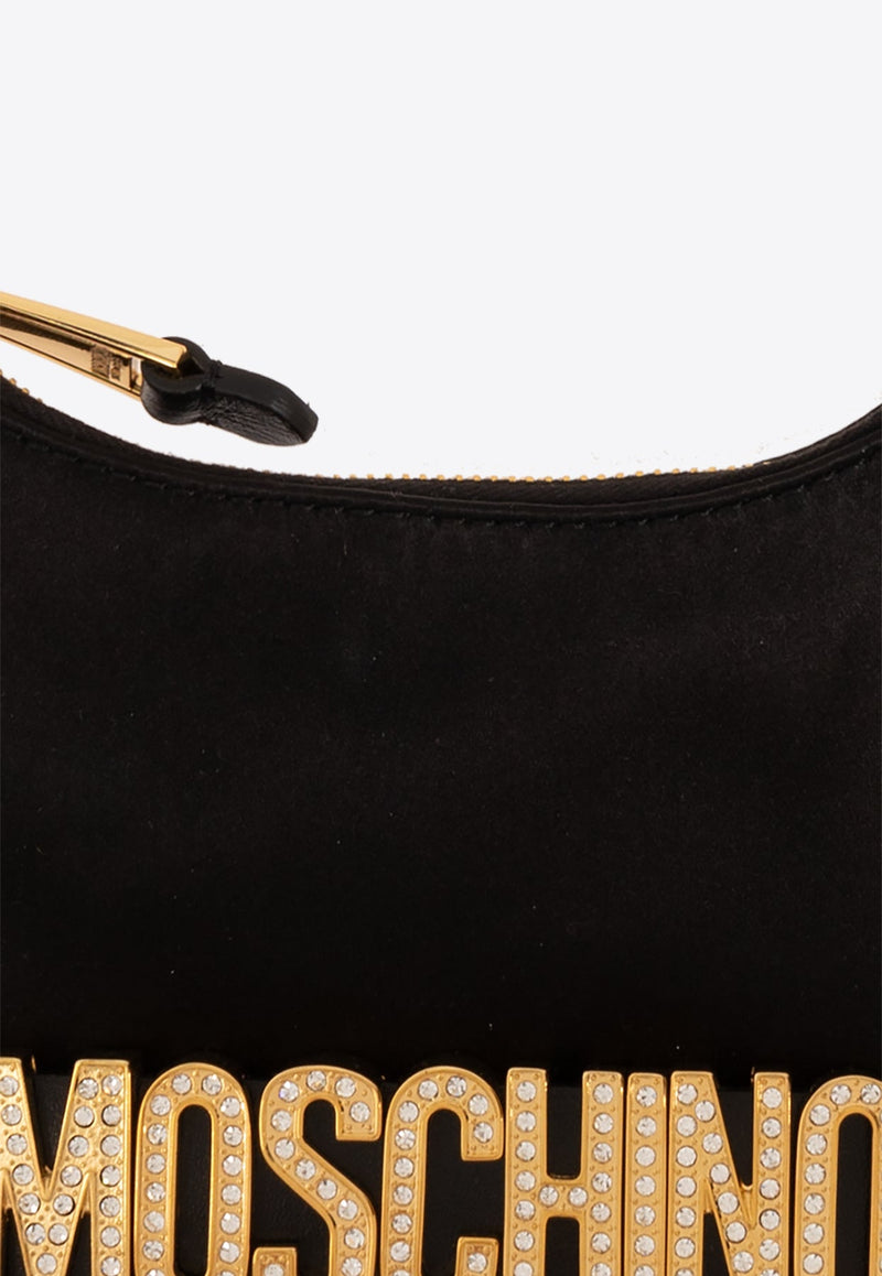 Logo Lettering Chain Shoulder Bag