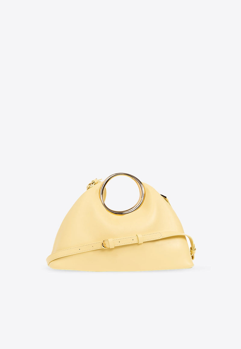 Le Calino Ring Top Handle Bag in Nappa Leather