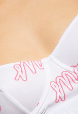 Logo Monogram Underwire Bra