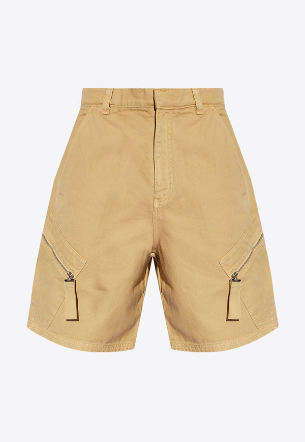 Le Marrone Zipped Cargo Shorts