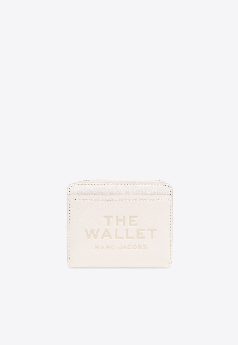 The Mini Grained Leather Compact Wallet