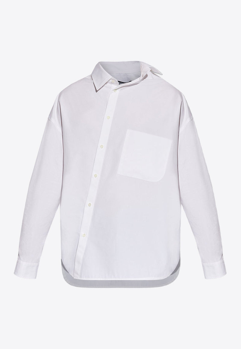 Cuadro Asymmetrical Long-Sleeved Shirt