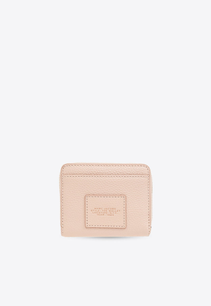 The Mini Grained Leather Compact Wallet
