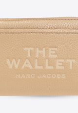 The Mini Grained Leather Compact Wallet