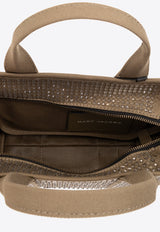 The Small Crystal Embellished Tote Bag