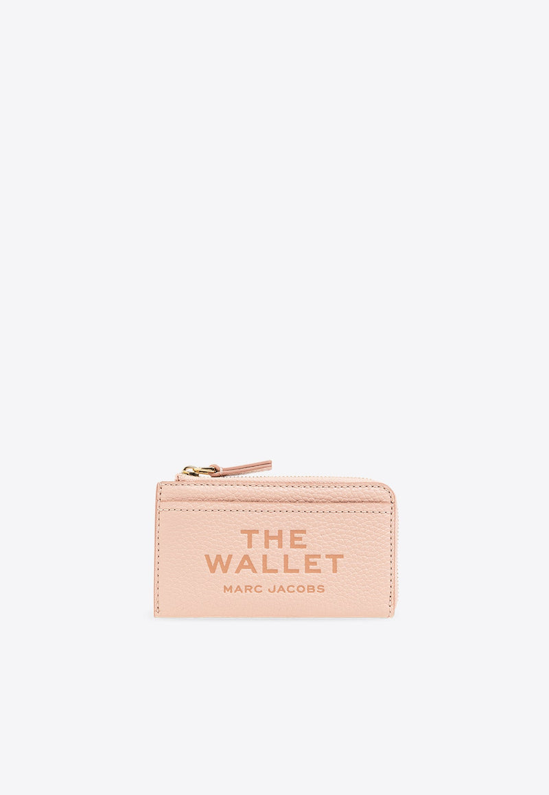 The Grained Leather Top Zip Wallet