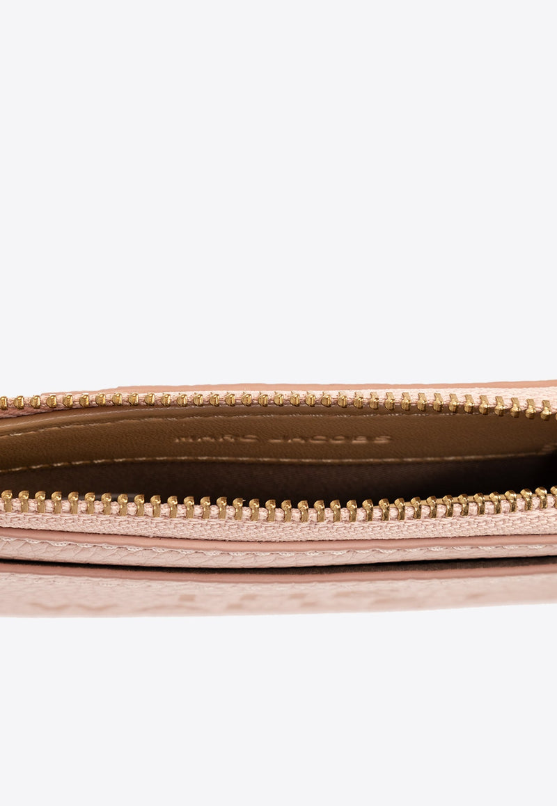 The Grained Leather Top Zip Wallet