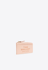 The Grained Leather Top Zip Wallet