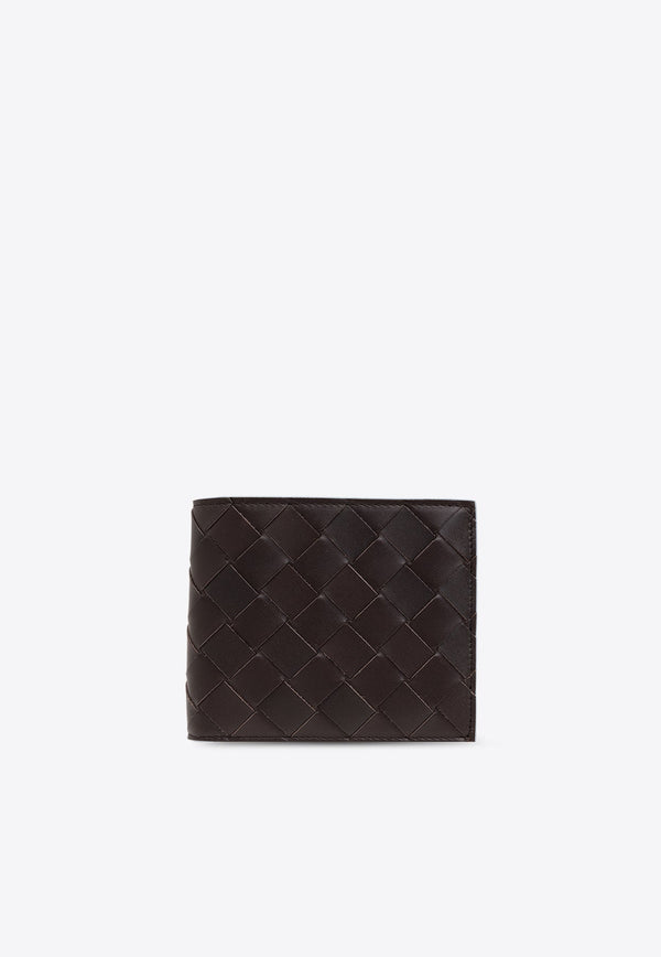 Intrecciato Leather Bi-Fold Wallet
