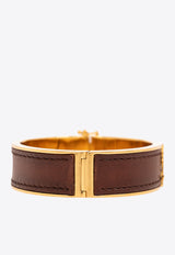 Cassandre Leather and Metal Bracelet