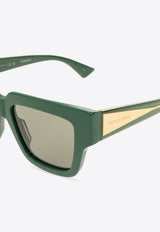 Tri-Fold Square Sunglasses