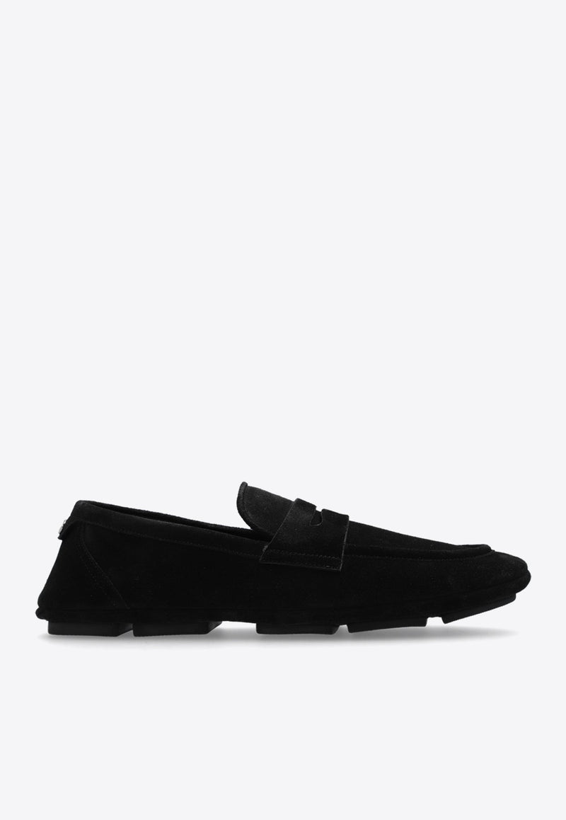 DG Logo Suede Loafers