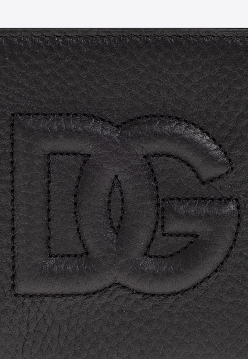 DG Logo Leather Bi-Fold Wallet