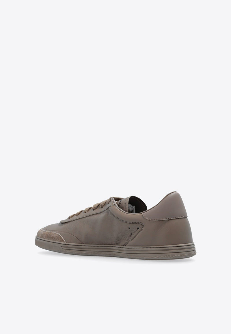 Saint Tropez Leather Low-Top Sneakers