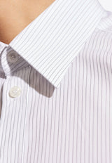 Pinstriped Long-Sleeved Shirt