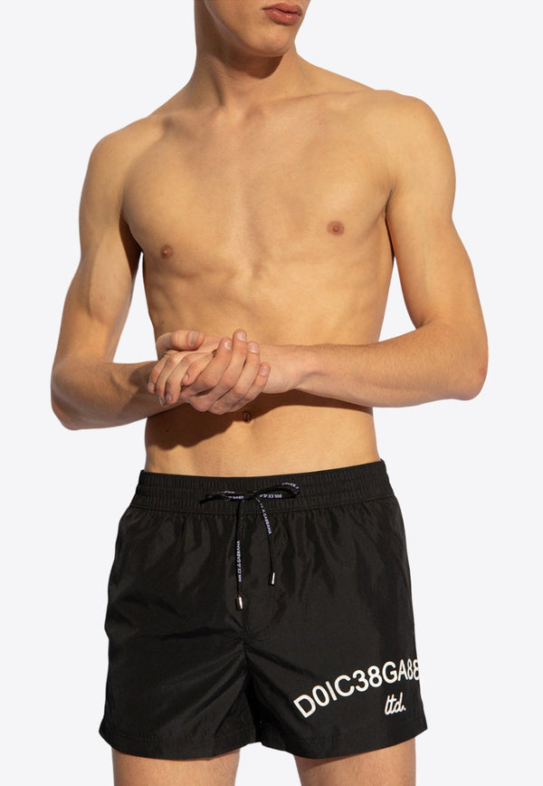 Logo-Printed Swim Shorts