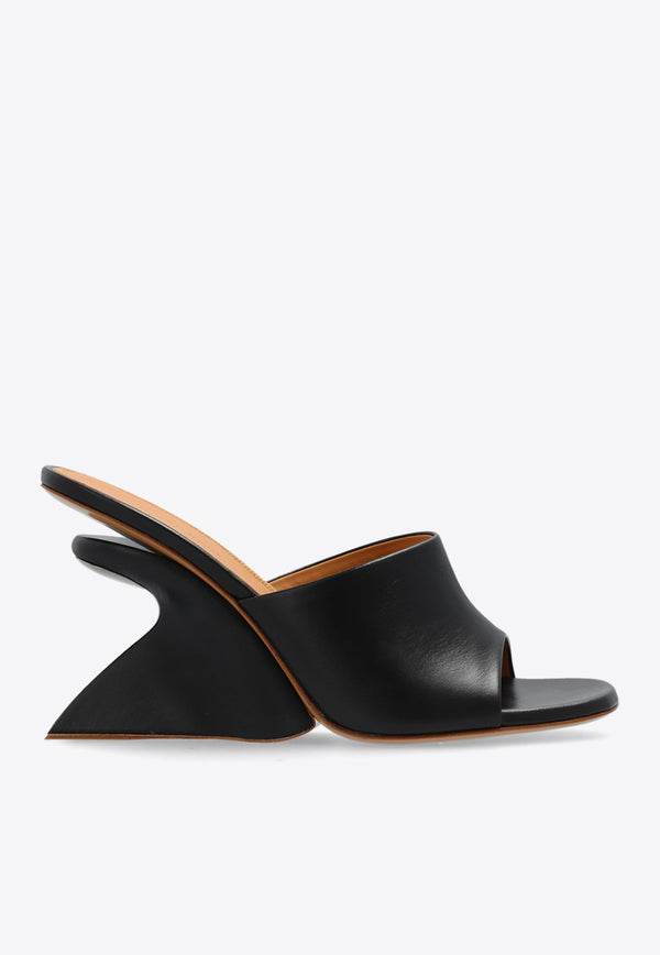 Jug 100 Leather Wedge Mules