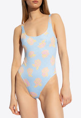 Reversible One-Piece Swimsuit