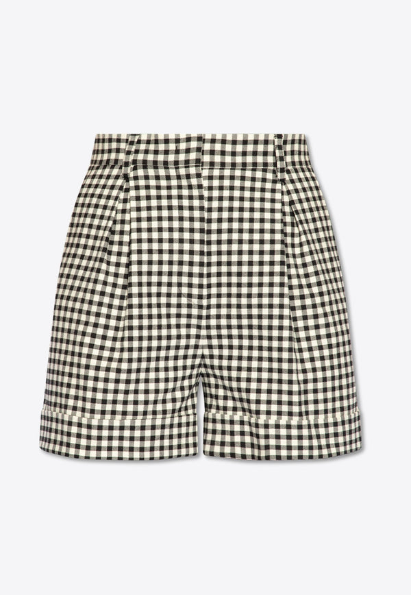Gingham Check Tailored Shorts