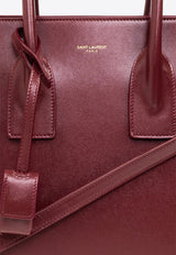 Small Sac De Jour Leather Top Handle Bag