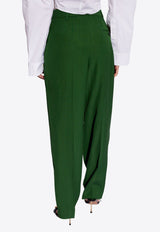 Le Titolo High-Waist Tailored Pants