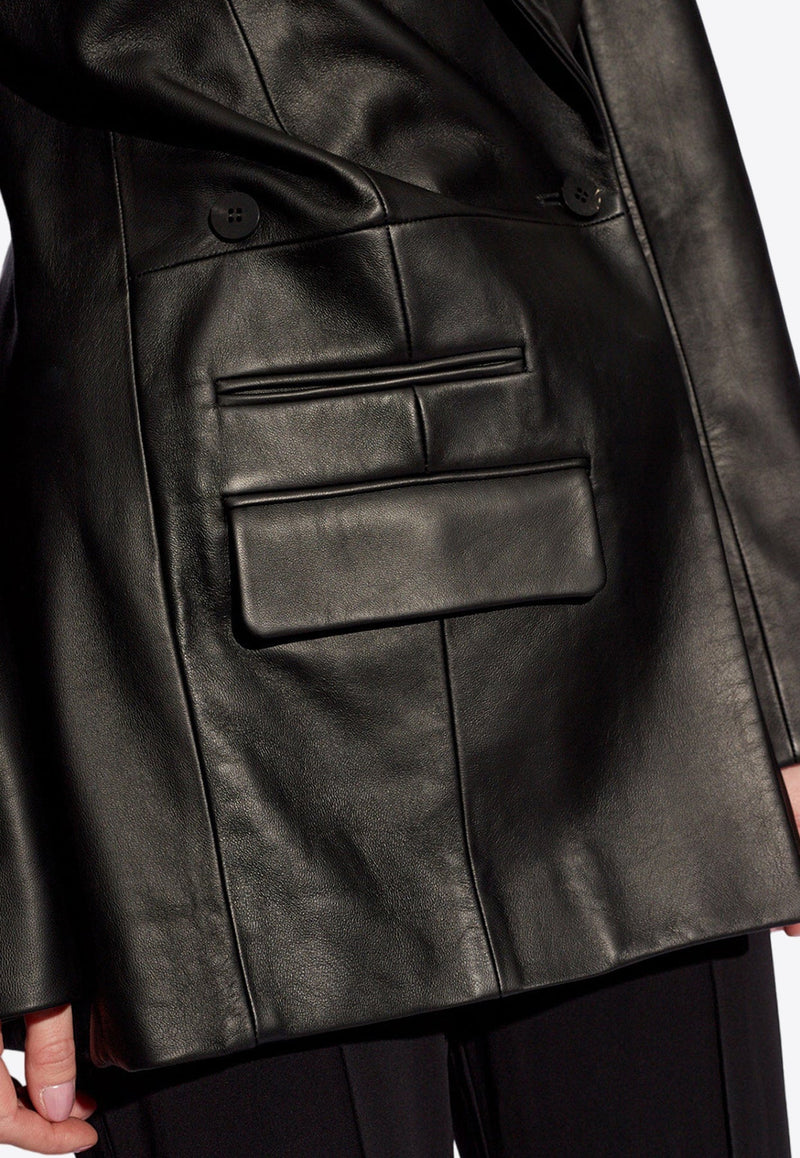 Tibau Leather Blazer