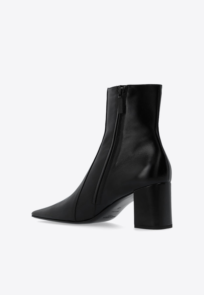 Rainer Zipped Leather Boots