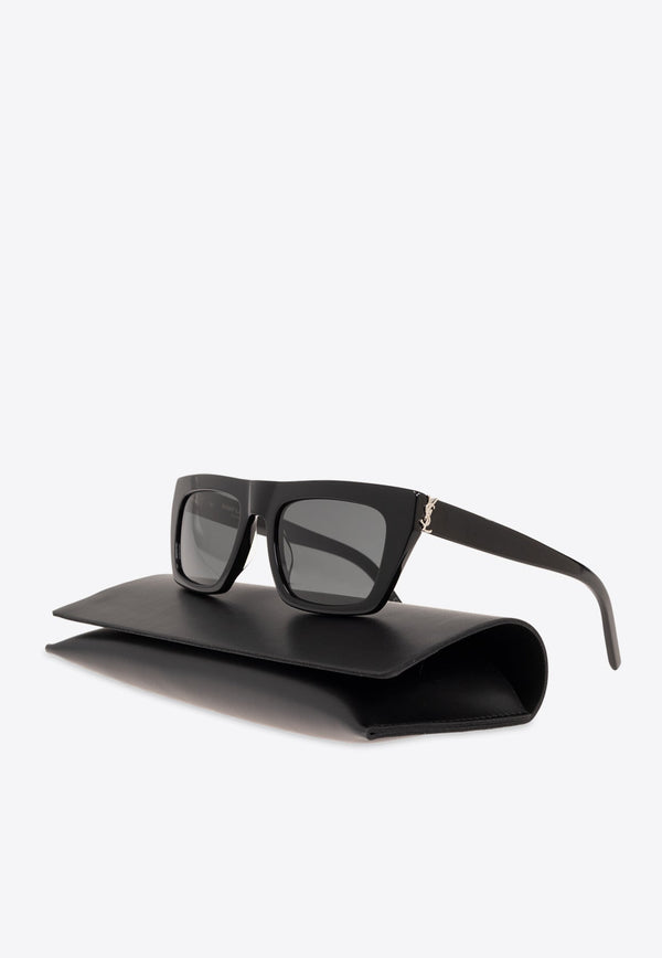 Cassandre Flat-Top Square Sunglasses