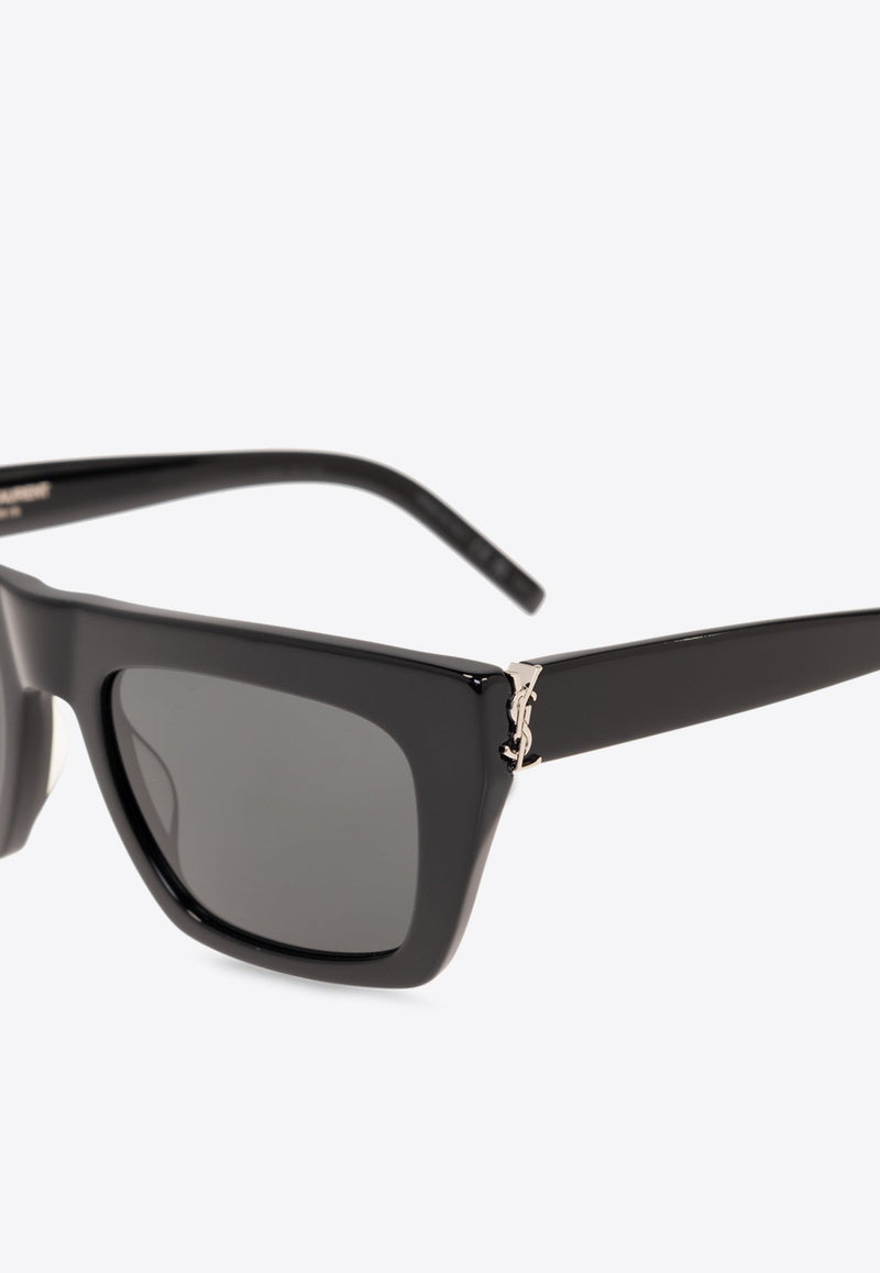 Cassandre Flat-Top Square Sunglasses