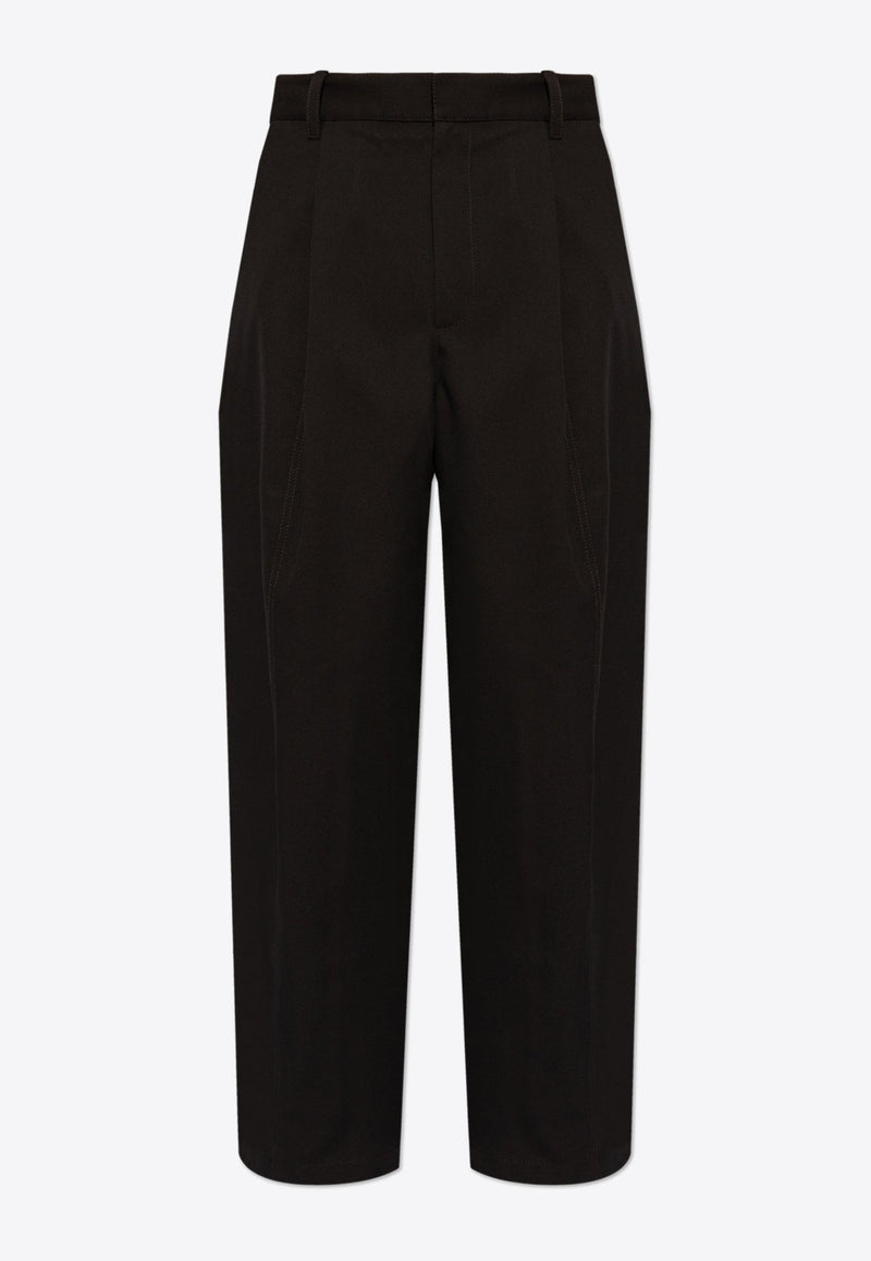 Dry Mouline Wool Trousers