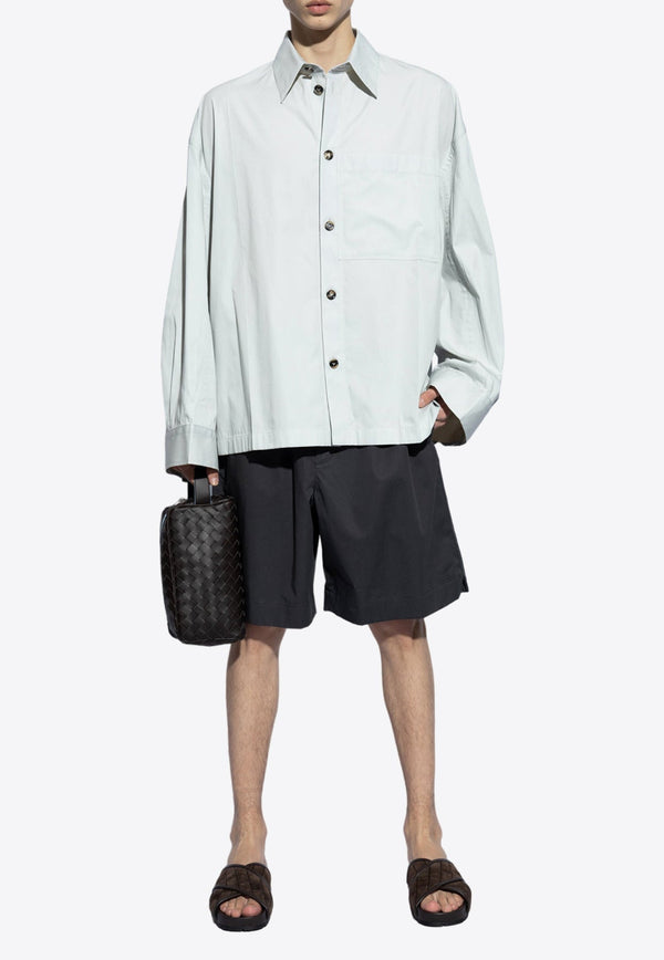 Double-Layer Twill Shorts