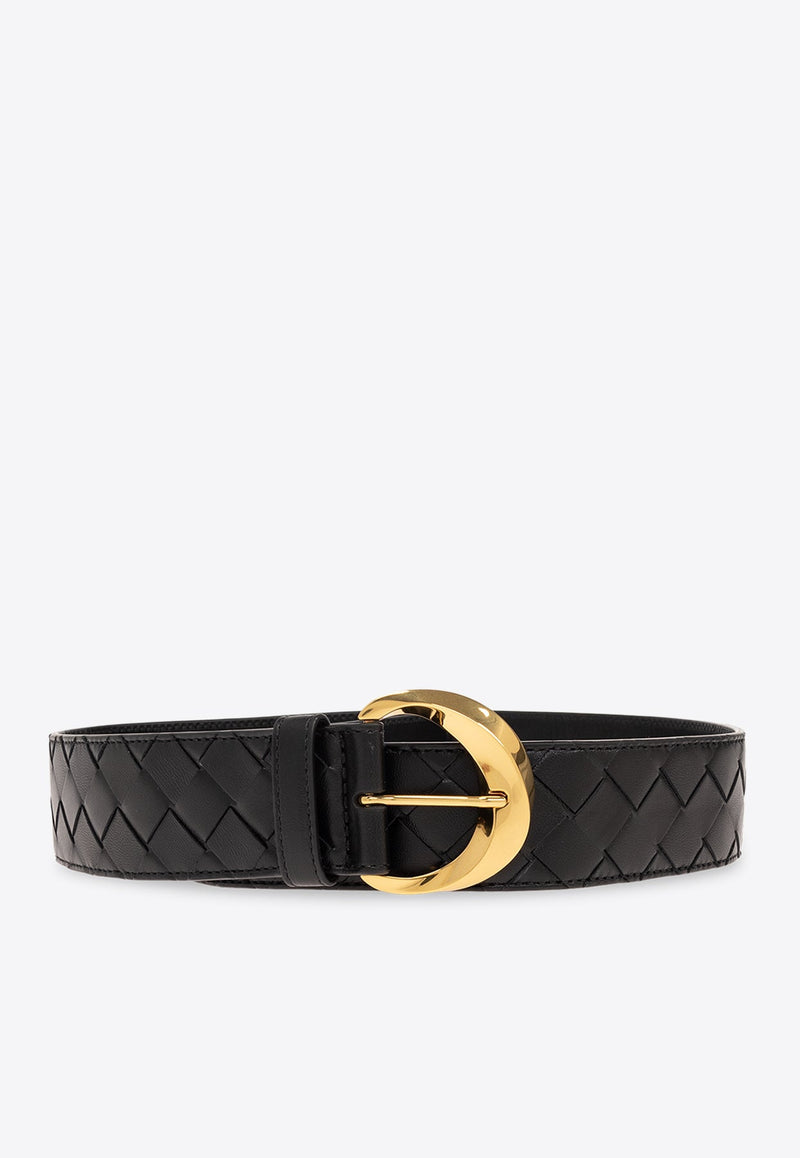 Essential Intrecciato Leather Twist Belt