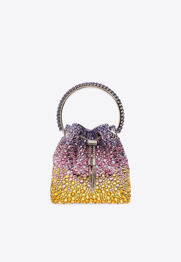 Bon Bon Crystal-Embellished Bucket Bag