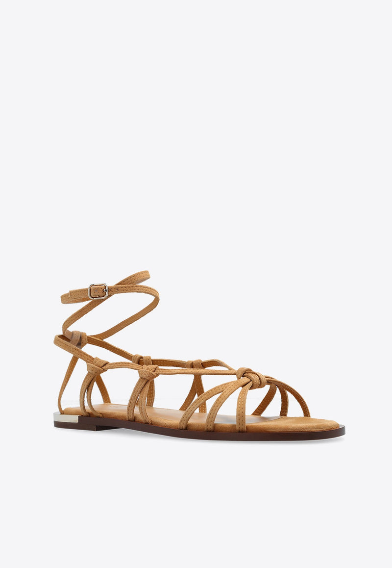 Uma Flat Strappy Sandals